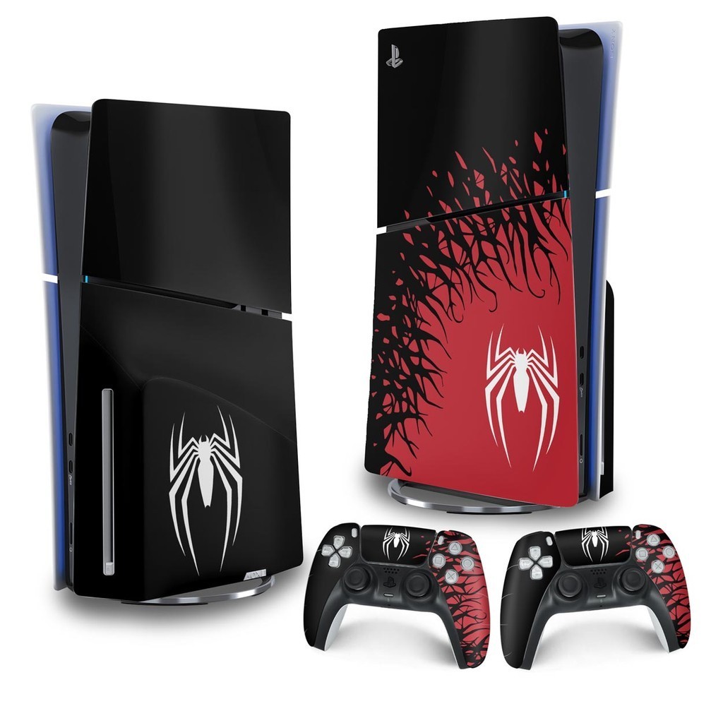 Skin PS5 Slim Playstation 5 Adesivo Vertical - Spider-Man Homem Aranha 2 Edition em Oferta na Shopee