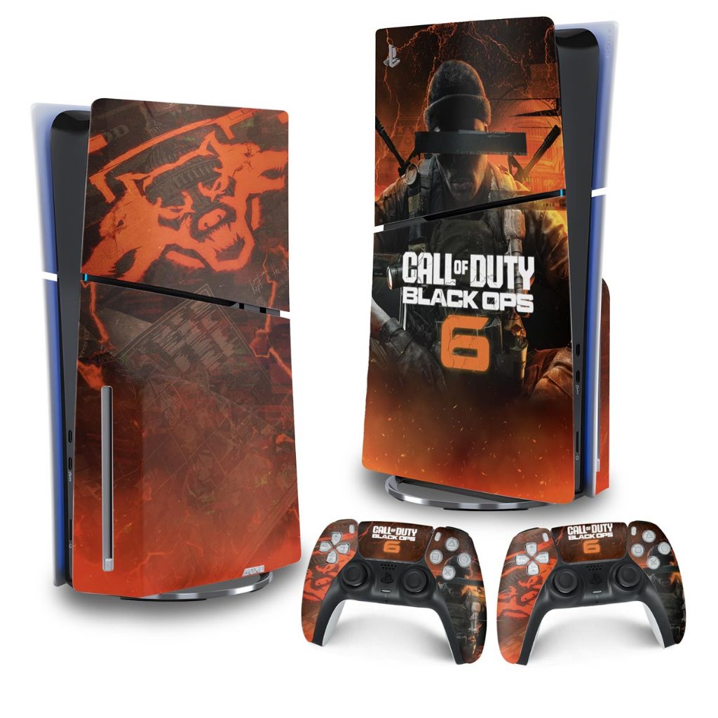 Skin PS5 Playstation 5 Slim Adesivo - Call Of Duty Black Ops 6