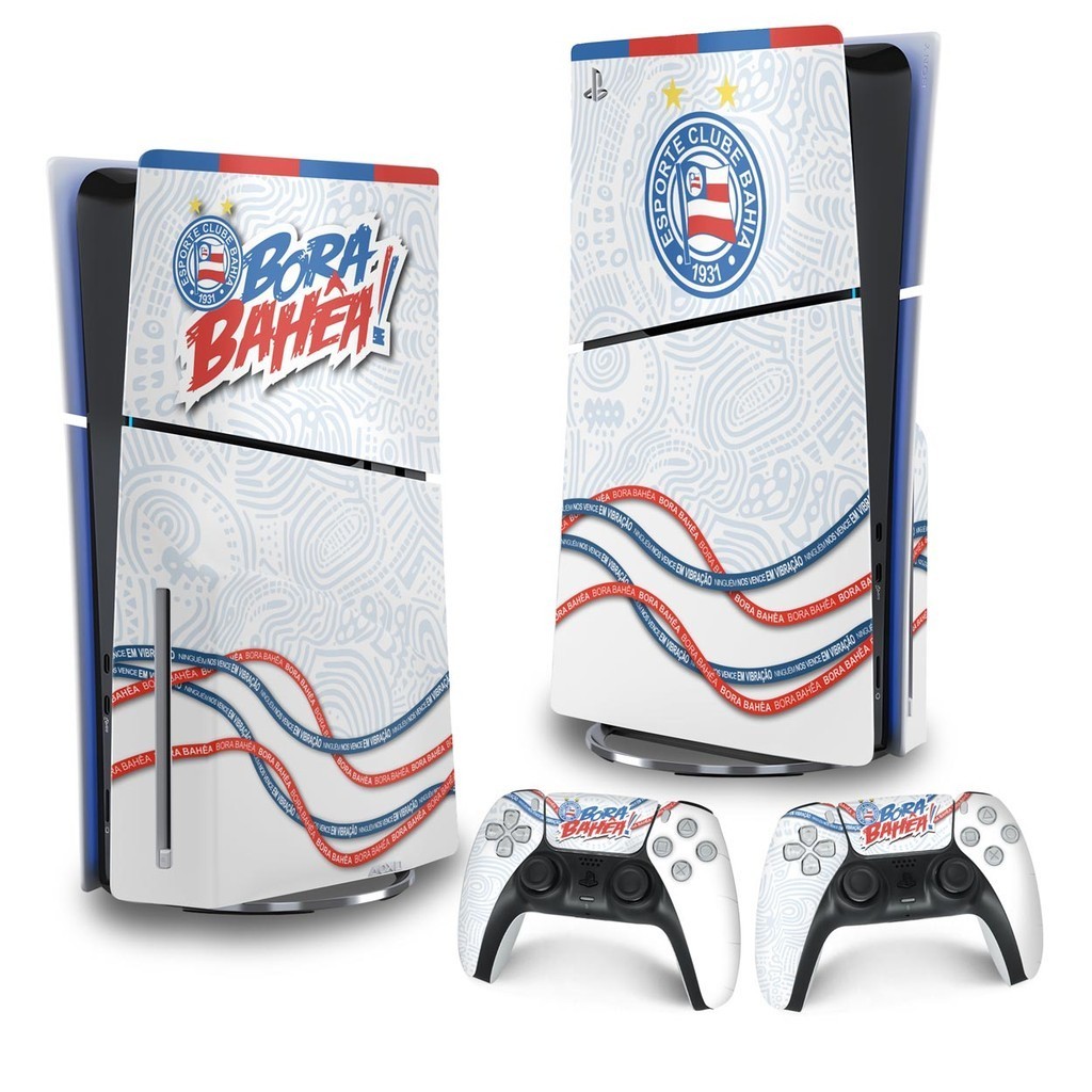 Skin PS5 Playstation 5 Slim Adesivo Vertical - Bahia A
