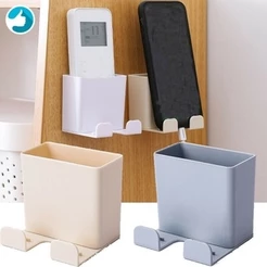 3 Kit Suporte Para Controle Remoto PráTico Porta-Controle De Smart TV Para Parede De Casa Porta Caneta