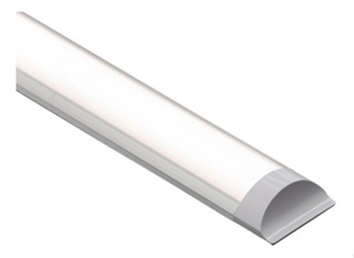 Luminária Tubular Sobrepor Led Slim Branco Frio 120cm em Oferta na Shopee