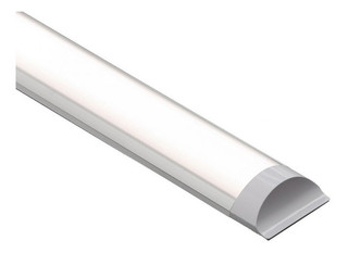 Luminária Tubular Sobrepor Led Slim Branco Frio 120cm