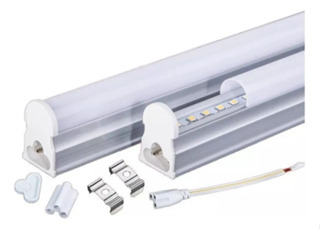 Lâmpada Tubular Led T8 Calha Prata 20w 120cm Sobrepor Luz Branco-frio 110v220v em Oferta na Shopee