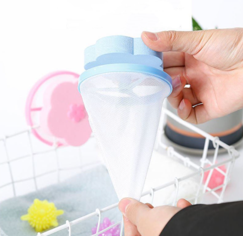 6 pcs Coletor Tira Pelos E Fiapos Flutuante Para Máquinas De Lavar/Lavadoura Reutilizável - Envio Já