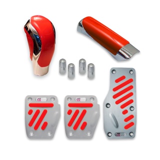 Kit Tuning Universal – Pedaleira, Manopla de Freio de Mão, Bola de câmbio e Pinos de Válvulas em Oferta na Shopee