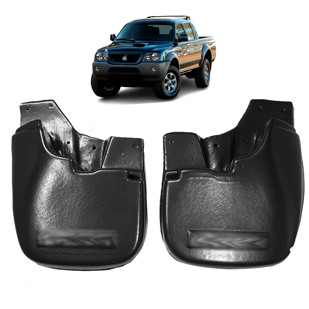 Par Aparabarro Lameiro Parabarro Dianteiro Adaptável para L200 Outdoor Hpe 2005 2006 2007 2008 2009 2010 2011 2012 2 Peç