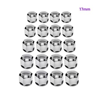 Jogo Capa Parafuso Roda Lisa Cromada 17mm com 20 unidades em Oferta na Shopee