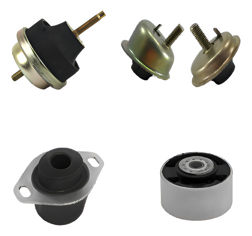 Kit Completo Calço Coxim Motor Cambio Peugeot 206 207 Hoggar