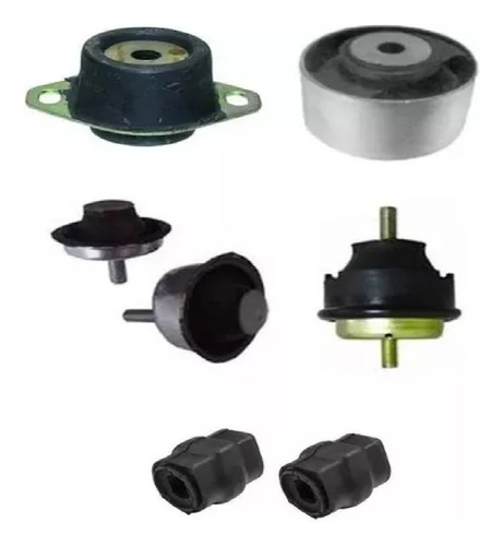 Kit Completo Calço Coxim Motor Câmbio Estabilizador 206 207
