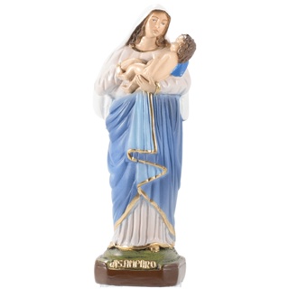 Imagem Nossa Senhora do Amparo 20cm Gesso Escultura Católica em Oferta na Shopee
