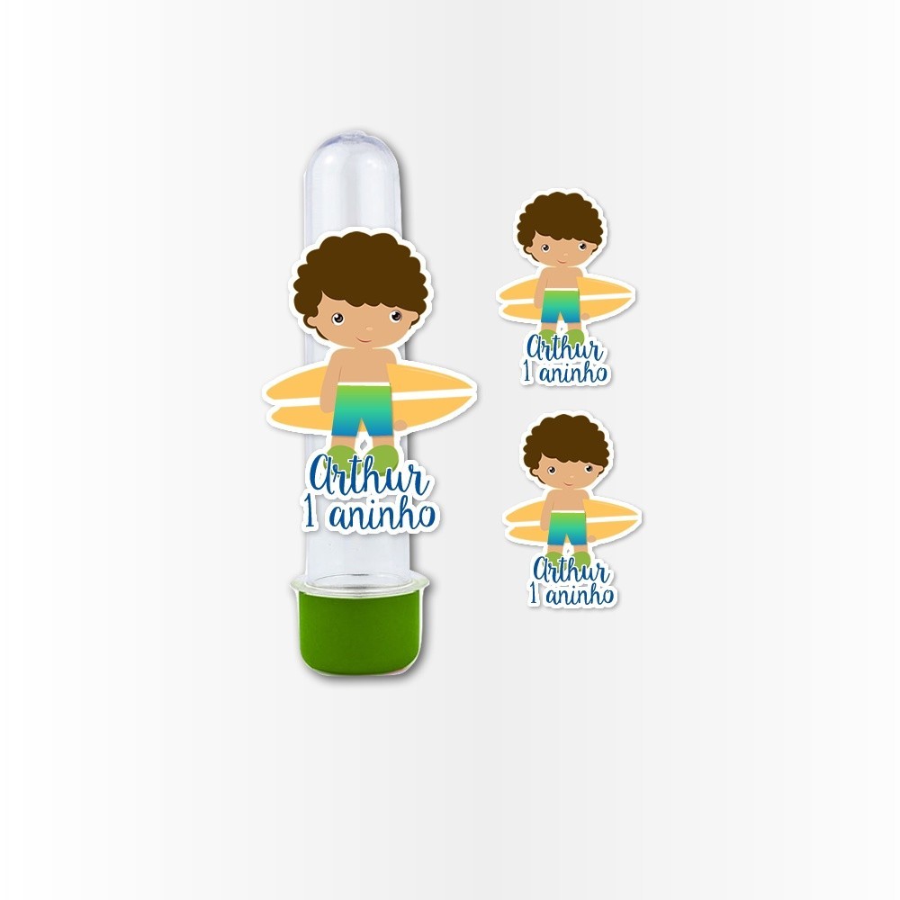 15 Apliques 3d para Tubete 13cm Aplique Kit Festa Infantil 3d Tubete Festa Praia