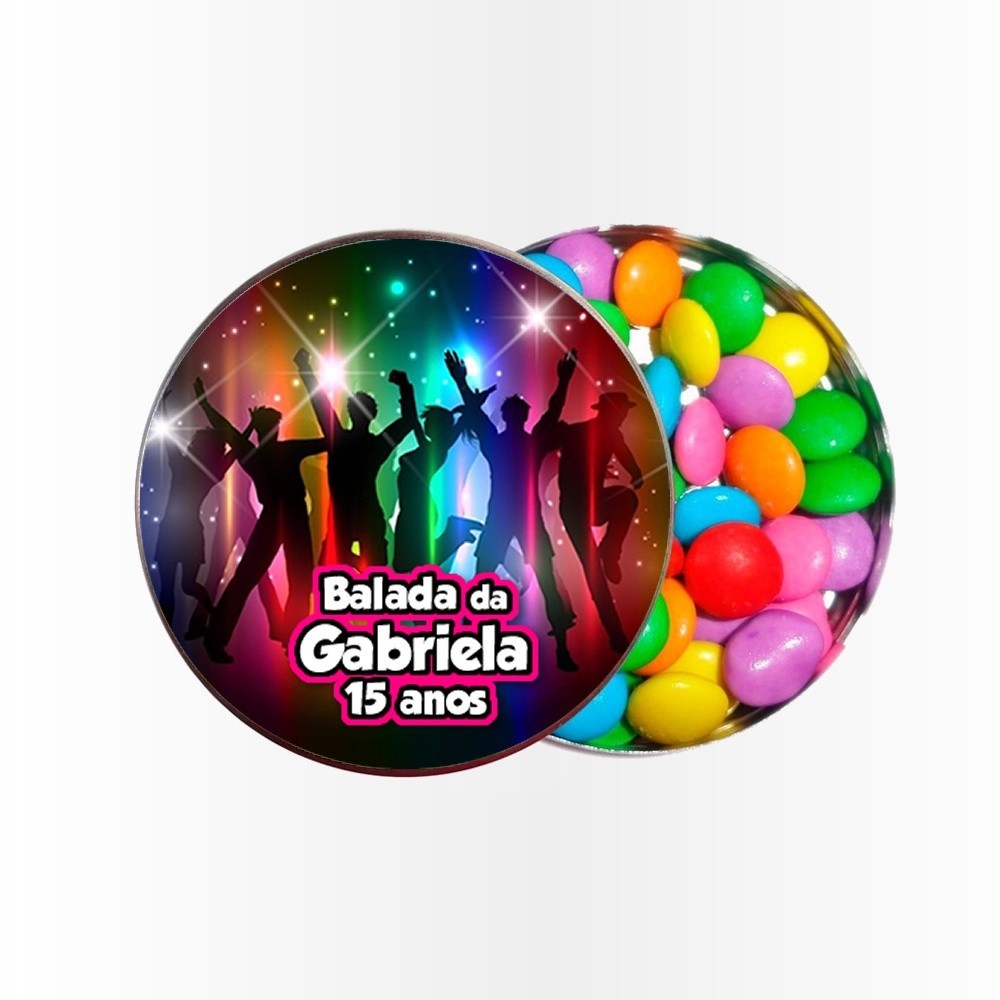 15 Rótulos Adesivos para Latinha 5cm  Rotulo Adesivo Kit Festa Infantil 3d Tubete Balada