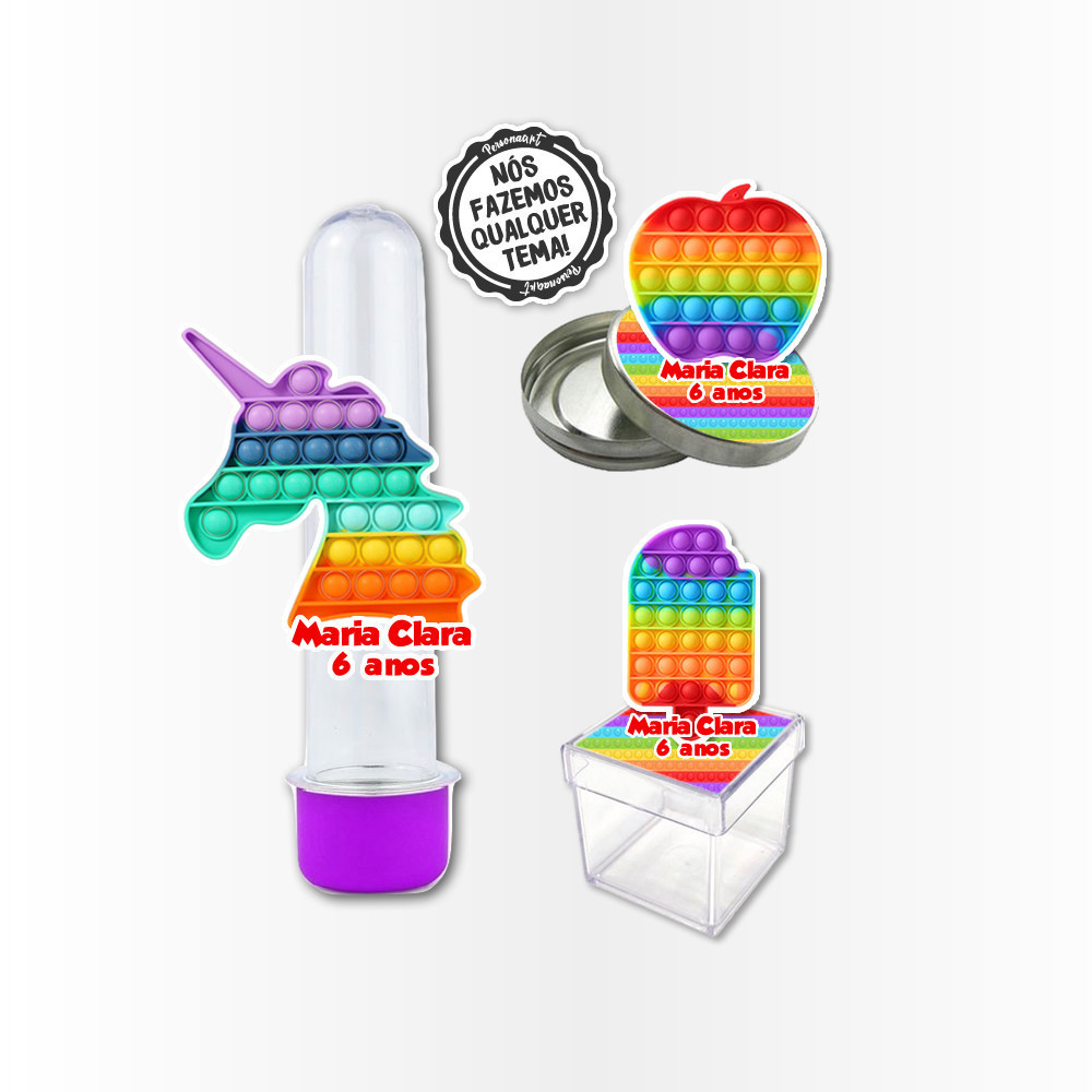 Kit 30 Apliques 3d Aplique Tag Topper Topo Kit Festa Infantil Tubete Personalizado Lembrancinha Impressão Laser Pop IT