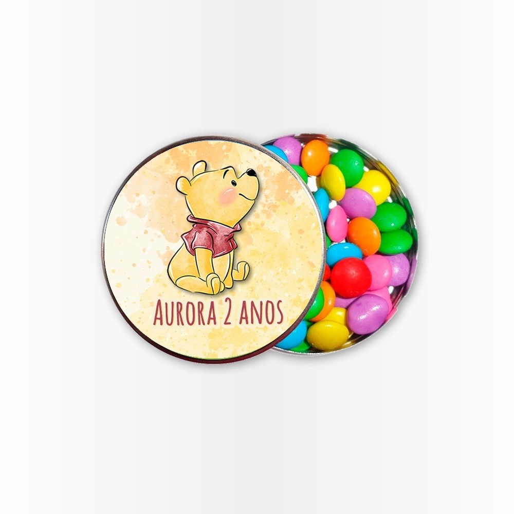 15 Rótulos Adesivos para Latinha 5cm  Rotulo Adesivo Kit Festa Infantil 3d Tubete Ursinho Pool baby Cute