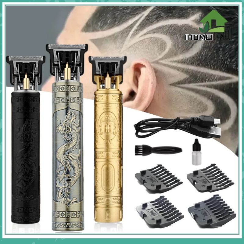 EléTrica Máquina De Cortar Cabelo Sem Fio Profissional Aparador Barbeiro RecarregáVel Maquininha De Barbear Promoções