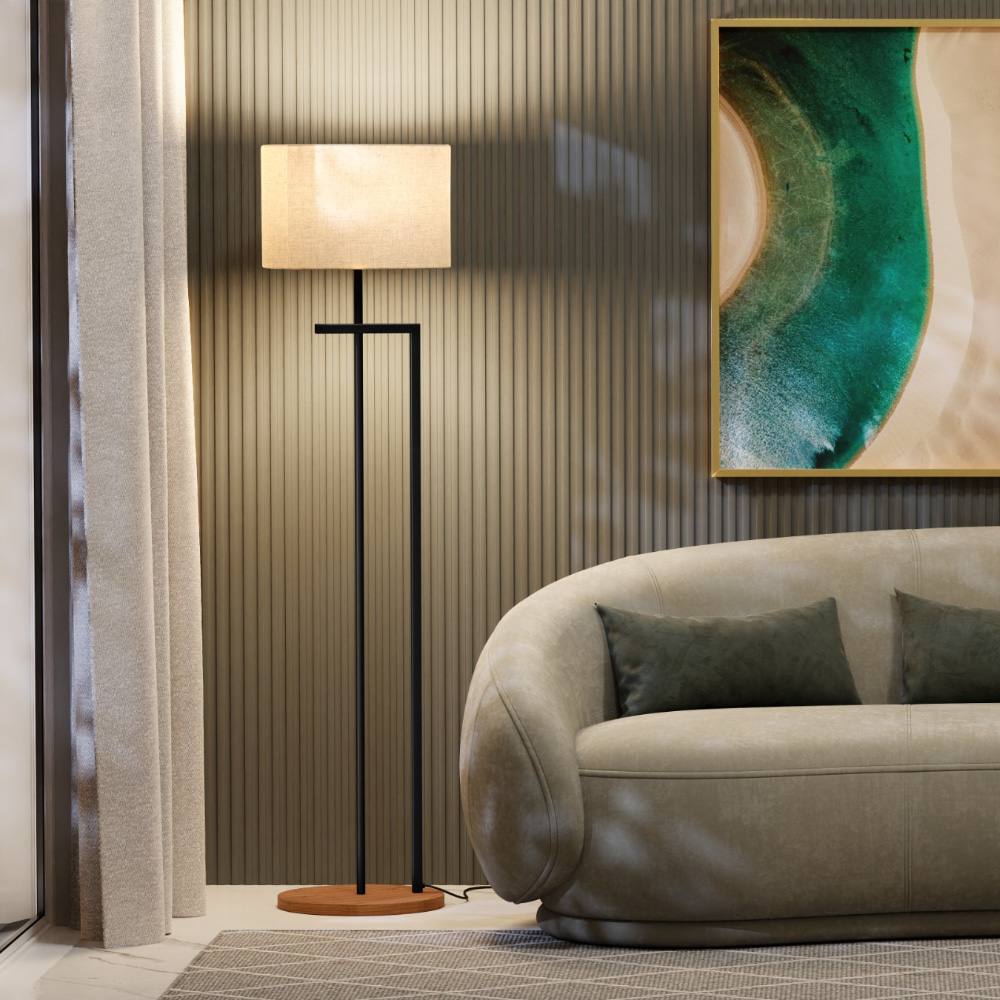 Abajur de Chão Preto - Comprar com Melhor Preço em Iluminação