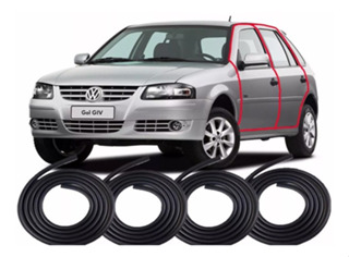 Kit Borrachas Das 4 Portas Gol E Parati G2 G3 G4 em Oferta na Shopee