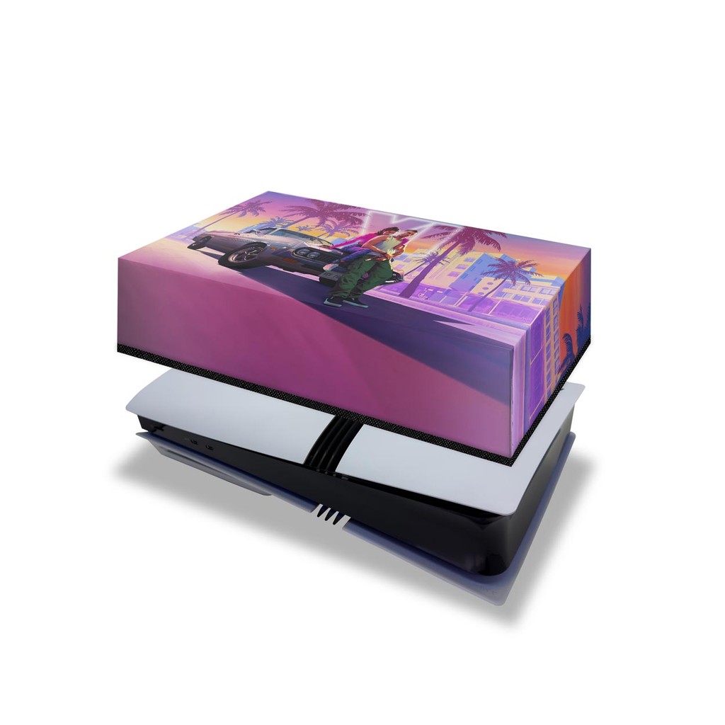 Capa para PS5 Pro Anti Poeira Horizontal - GTA 6 VI