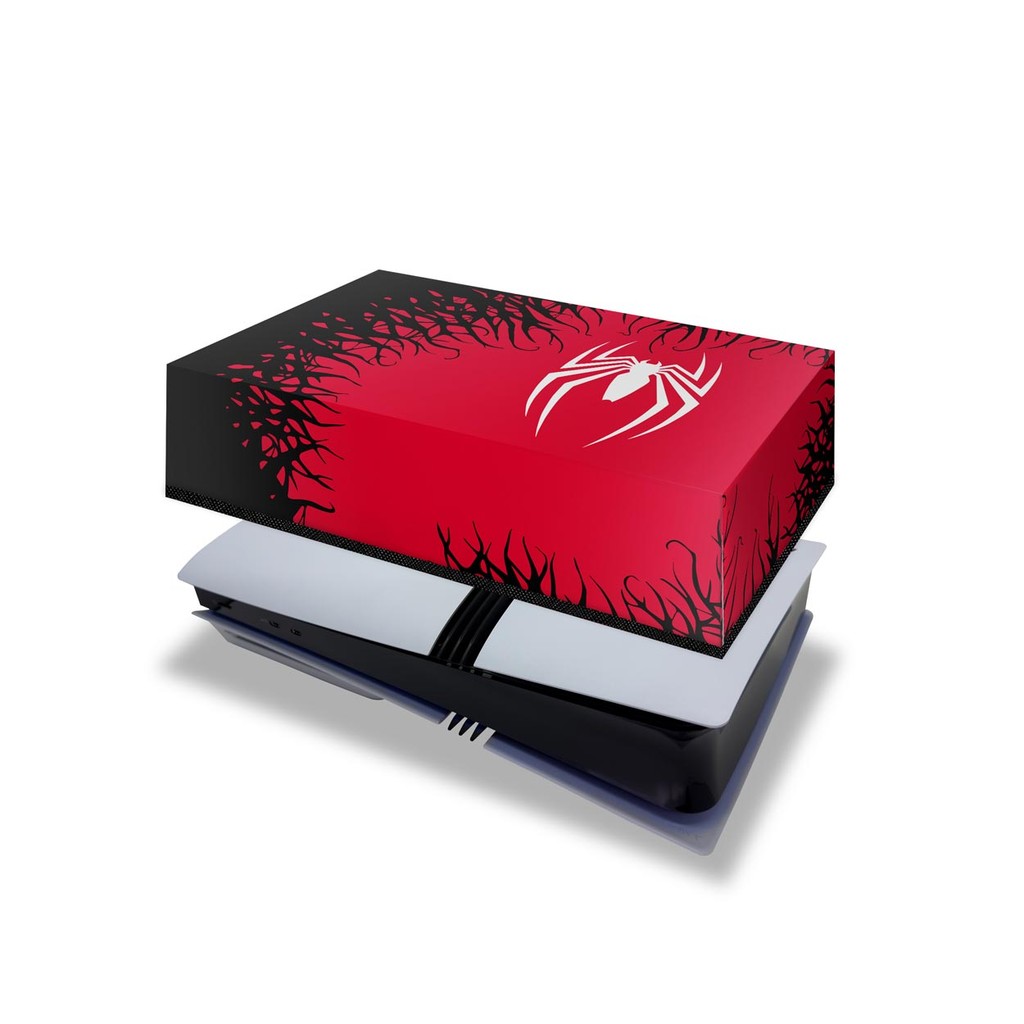 Capa para PS5 Pro Anti Poeira Horizontal - Spider-Man Homem Aranha 2 Edition
