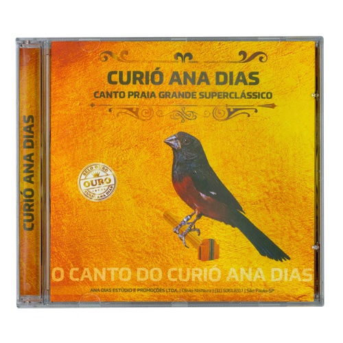 CD - Curió Ana Dias - Selo Ouro