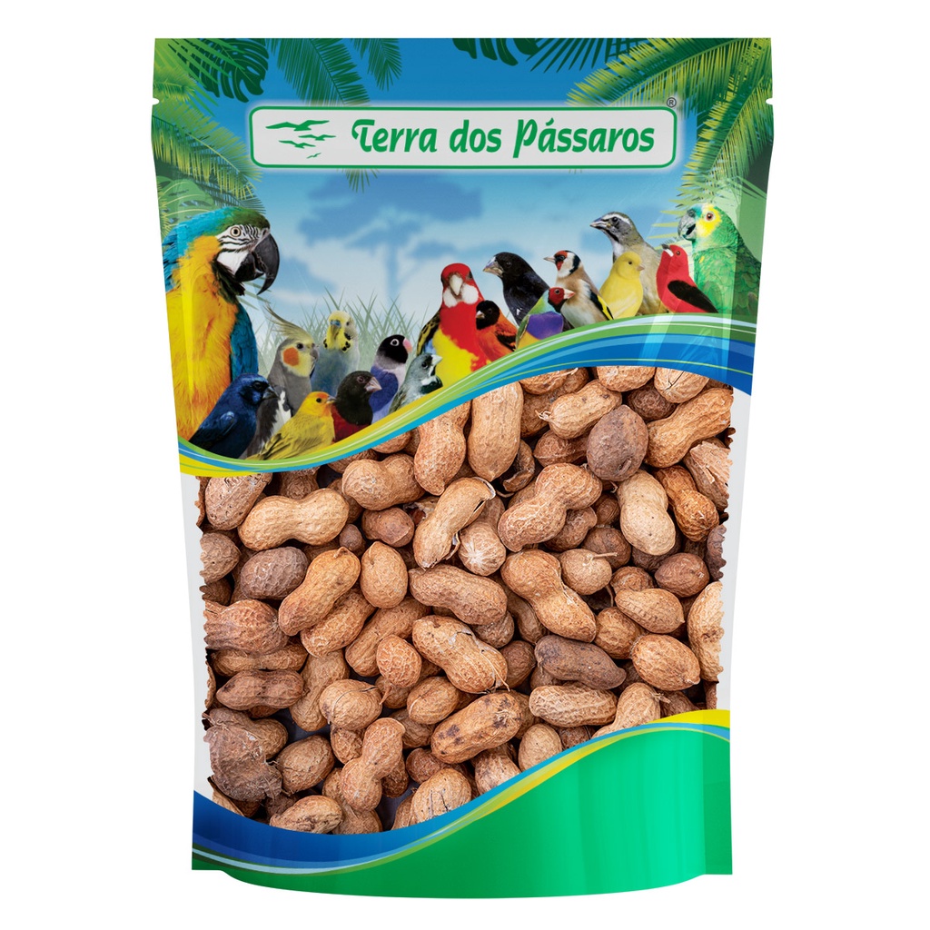 Amendoim com casca Para Pássaros - 100g