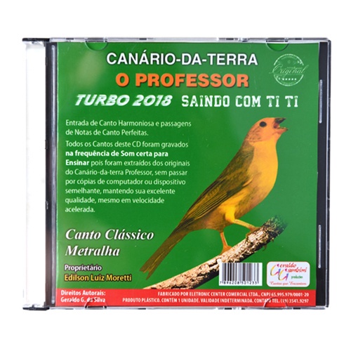 CD 6 - Canto para Canário da Terra - O Professor