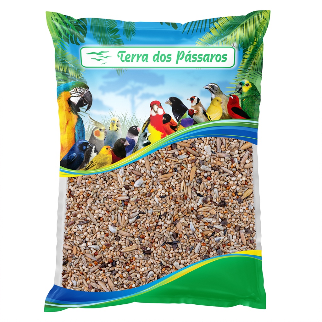 Mistura de Sementes Agapornis Calopsita - Super Cria - 500g - Escolha a quantidade em Oferta na Shopee