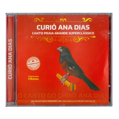 CD - Curió Ana Dias - Selo Vermelho