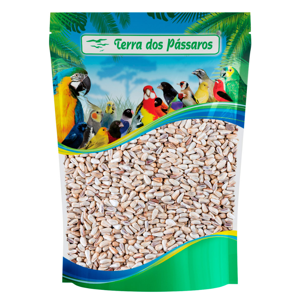Semente de Cártamo para Aves - 200g - Limpa
