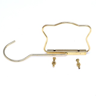 Gancho Cara de Gato Dourado com Base Quadrada em Oferta na Shopee