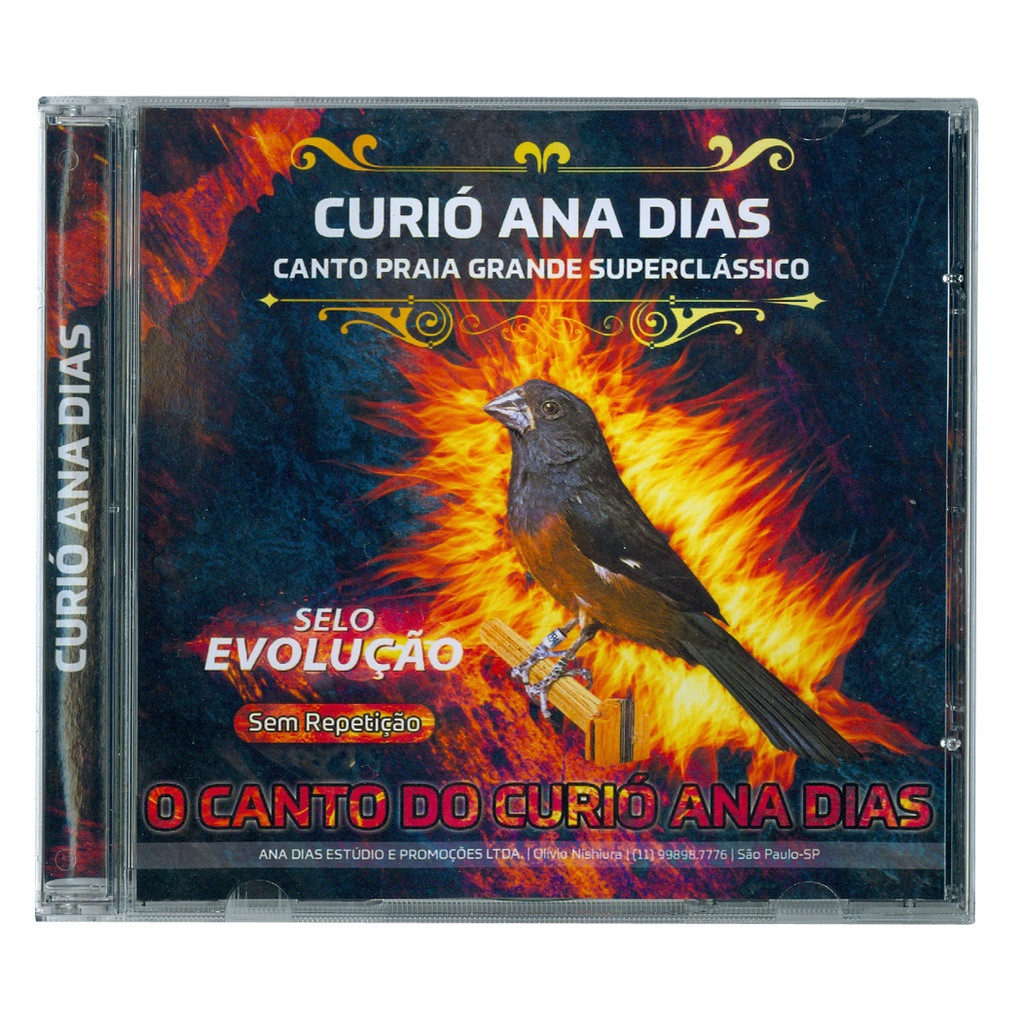 CD Curió Ana Dias - Selo Evolução - Sem Repetição