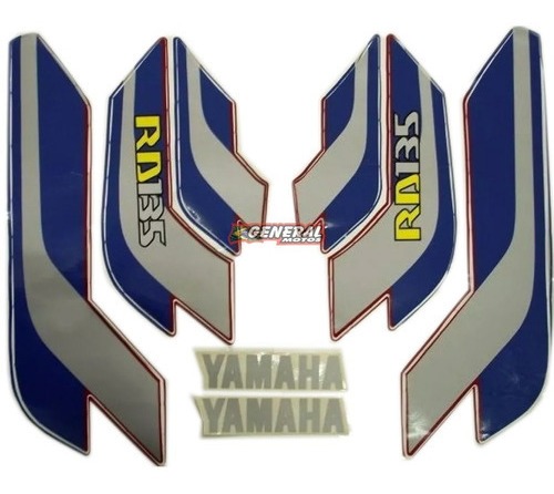 Kit Adesivo Jogo de Faixas Yamaha Rd 135 1993