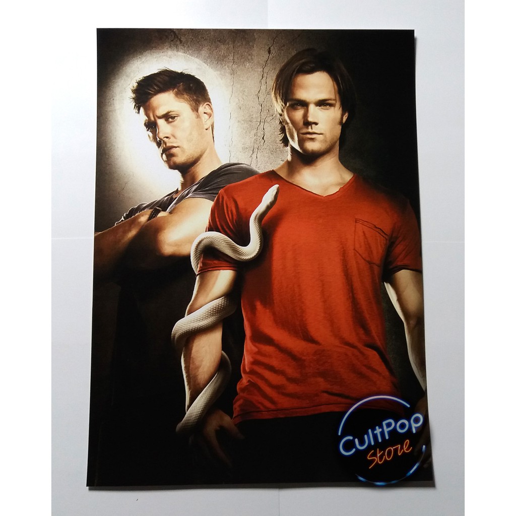 Pôster Cartaz Supernatural Sam e Dean Personalizado A3 Modelo 07
