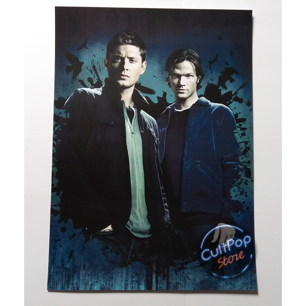 Pôster Cartaz Supernatural  Sam e Dean Personalizado A3 Seriados 35