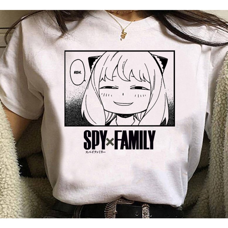 Camiseta Spy x Family Unissex Loid Anya Yor Forger Anime Manga