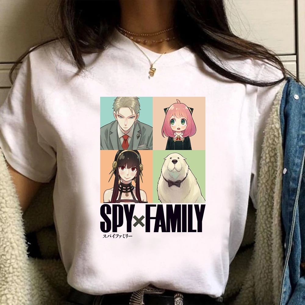 Camiseta Spy x Family Unissex Loid Anya Yor Forger Anime Manga