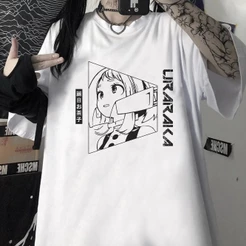 Camiseta Anime Uraraka Boku no Hero Unissex My hero Academia