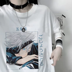Camiseta Satoru Gojo Anime Jujutsu Kaisen Unissex