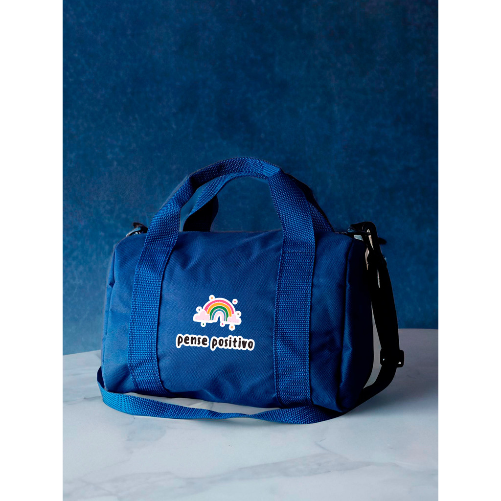 Mala Stilo Club  - PENSE POSITIVO - Stilo Club Academia Trabalho Escolar Faculdade Viagem Masculino Feminino