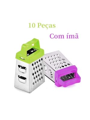 Kit 6 Mini Ralador De A?o Inox Com Ima Lembrancinha Para Cozinha
