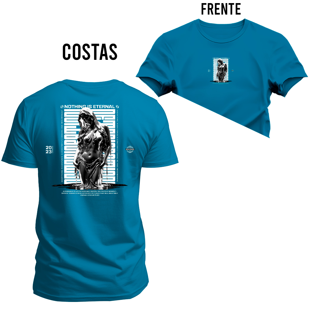 Camiseta Estampada Algodão Street Premium Estampada Nothing Eternal