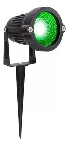 Luminária Espeto Jardim Cob Led 5w Ip65 Aaatop Bivolt Verde em Oferta na Shopee