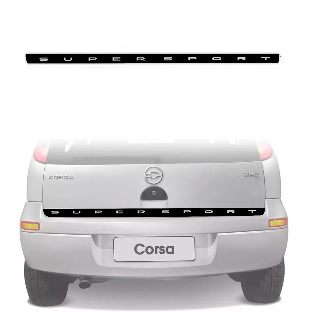 ADESIVO TAMPA TRASEIRA FILETE ASTRA HATCH SUPER SPORT UNIVERSAL