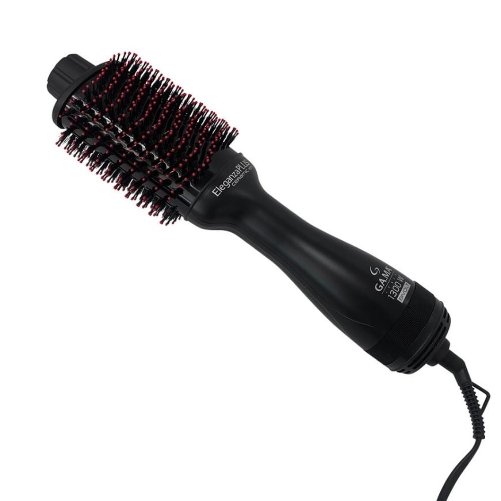 Escova Secadora Gama Eleganza Plus | 1300W, Preto/Vermelho - Beauty