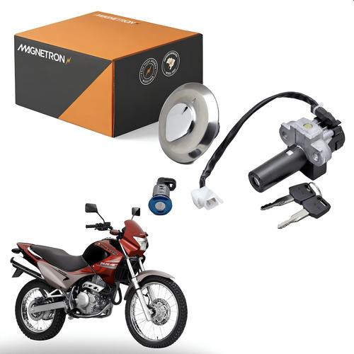 Kit Trava Chave Ignição Miolo Nx4 400 Falcon 2006 À 2008
