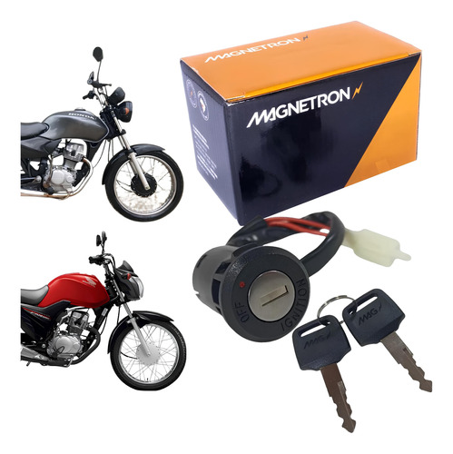 Chave De Ignição Contato Cg 125  Fan 2005 2006 2007 2008 Titan 2002 2003 Original Magnetron