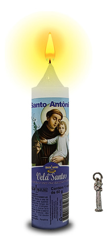 Vela Encantada Santo Antônio - Kit 40 Unid.