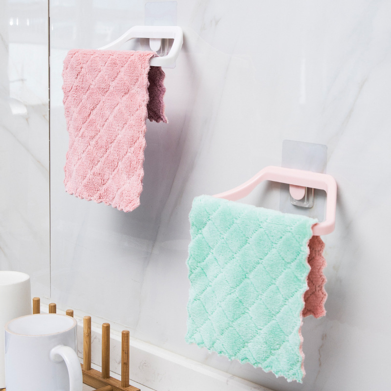 7 Pcs Pano De Prato Forte Absorção De Água Microfibras Casa Pano De Limpeza Cozinha Promoção