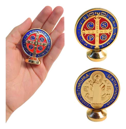 São Bento Para Carro Ou Crucifixo, Medalha De Proteção