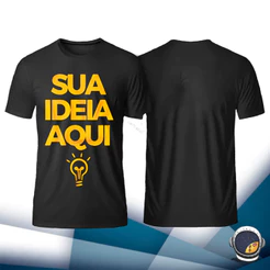 Camisetas Personalizadas Estampa Frente e costas (Opcional Mangas) Adulto Babylook Infantil